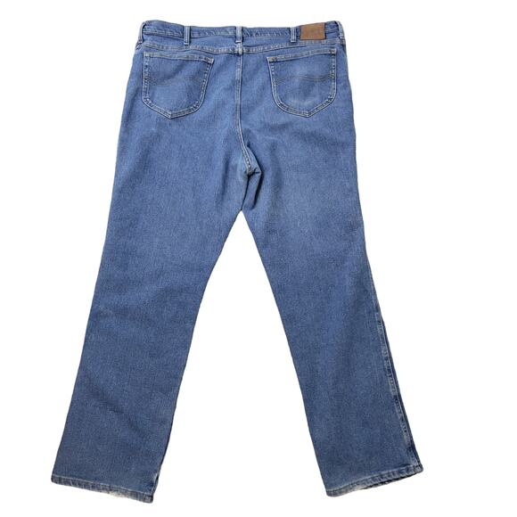 Lee Regular Fit Straight Leg Stretch Classic Jeans Men's Sz 46x33( tag 34) - Picture 3 of 9